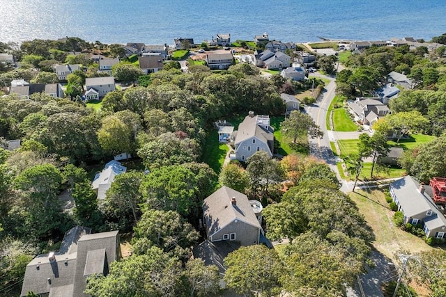 315 Pleasant St, Chatham, MA 02659 - aerial perspective of suburban area with a large body of water