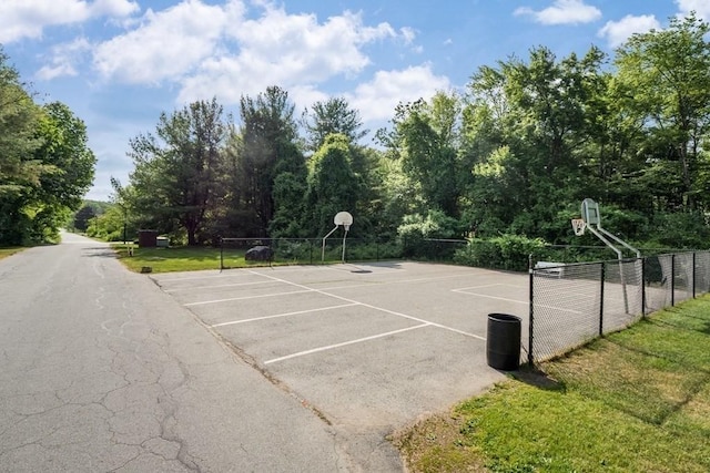 1610 Skyline Dr Unit 11, Lowell, MA 01854 - view of sport court with community basketball court and fence