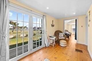 168 N Shore Blvd Unit 12, Sandwich, MA 02537 - interior space with recessed lighting and wood finished floors