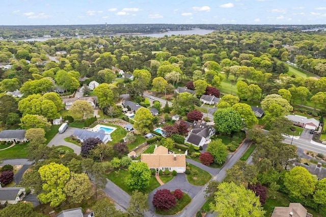 8 Viking Rock Rd, Yarmouth, MA 02664 - aerial perspective of suburban area featuring a nearby body of water