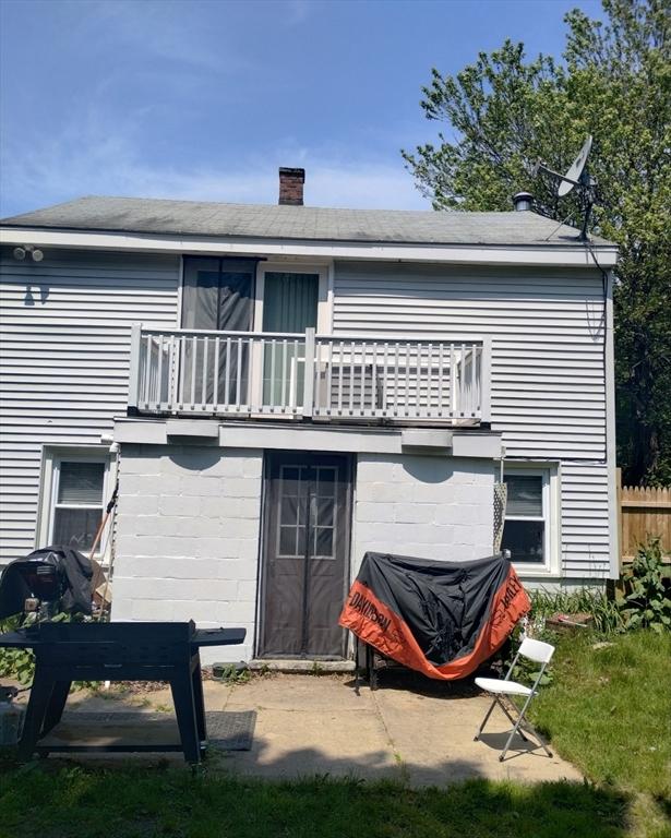 7 Pontos Ave, Burlington, MA 01803 - back of house featuring a balcony and a chimney