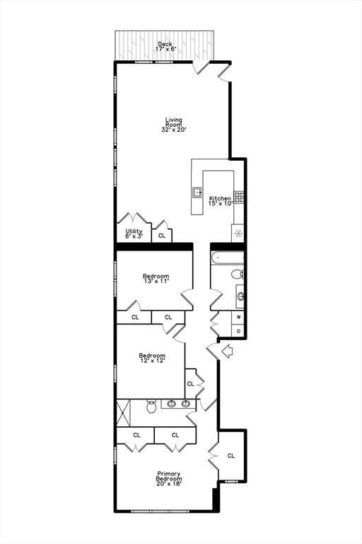 18-20 Parkman St Unit 1, Boston, MA 02122 - home floor plan