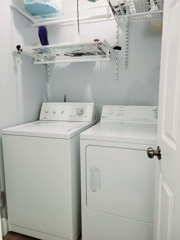 1 Post Oak Ln Unit 21, Natick, MA 01760 - laundry area with separate washer and dryer