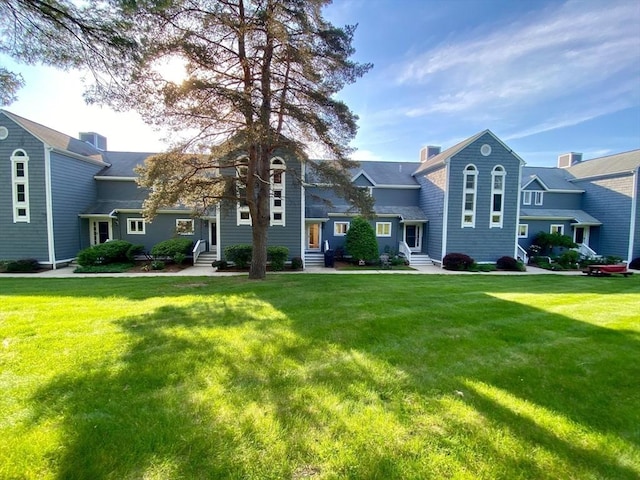 view of property featuring entry steps
