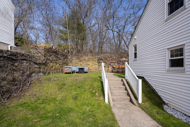 view of yard