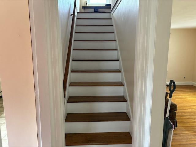 33 Meadowbrook Rd, Brookline, MA 02467 - stairway with wood finished floors
