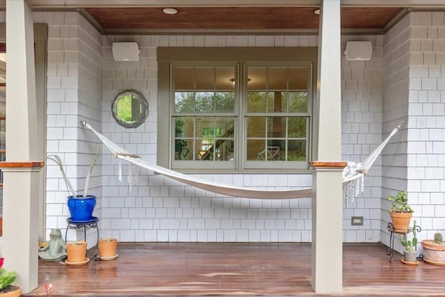 15 Hawthorne Rd, Hingham, MA 02043 - view of exterior entry with covered porch