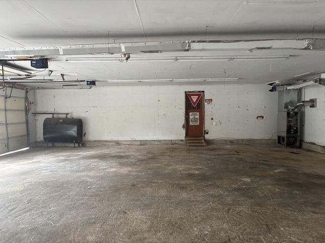 19 Locust Ave, Southbridge, MA 01550 - garage with heating fuel and heating unit