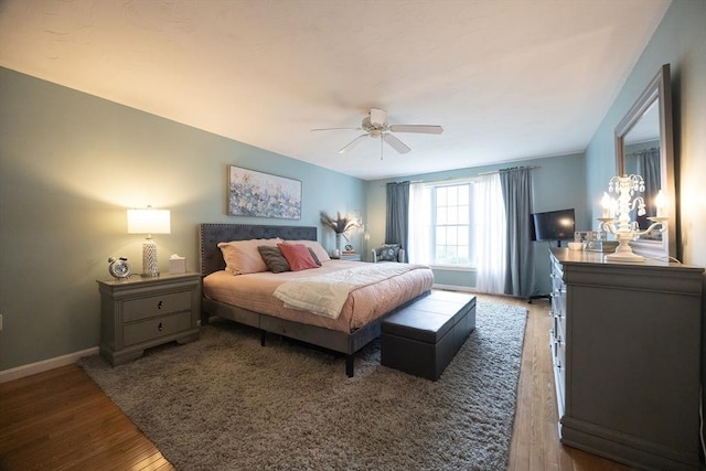 38 Nature View Dr Unit 38, Uxbridge, MA 01569 - bedroom with wood finished floors and a ceiling fan