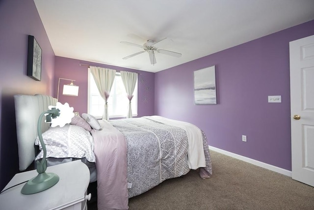 38 Nature View Dr Unit 38, Uxbridge, MA 01569 - carpeted bedroom featuring a ceiling fan and baseboards