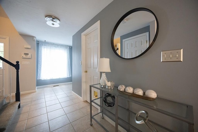 38 Nature View Dr Unit 38, Uxbridge, MA 01569 - entrance foyer with stairway, healthy amount of natural light, and tile patterned floors