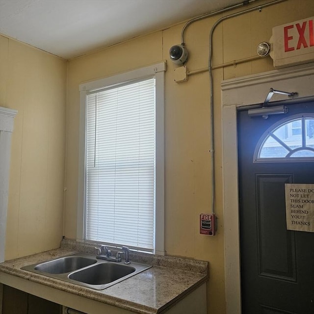 kitchen featuring sink