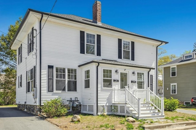 50 Mckinley St Unit 50, Maynard, MA 01754 - view of front of property with a chimney