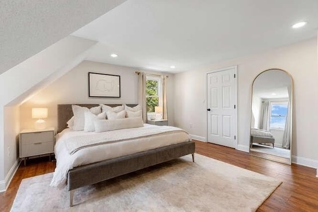 151 Whitehall Rd, Amesbury, MA 01913 - bedroom with wood finished floors and recessed lighting