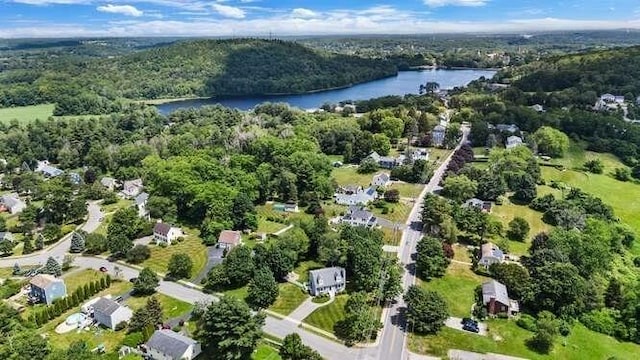 151 Whitehall Rd, Amesbury, MA 01913 - drone / aerial view of a large body of water and a forest
