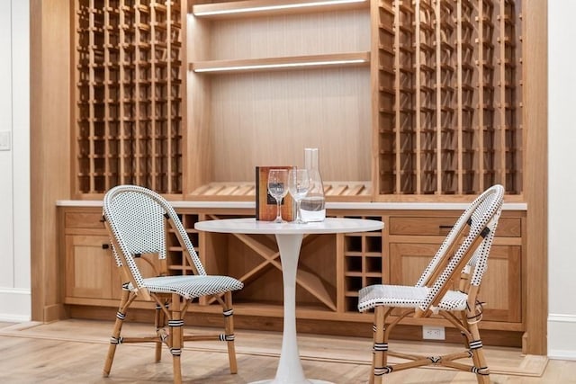 10 Dawson Way, Falmouth, MA 02536 - wine room with light wood-style floors