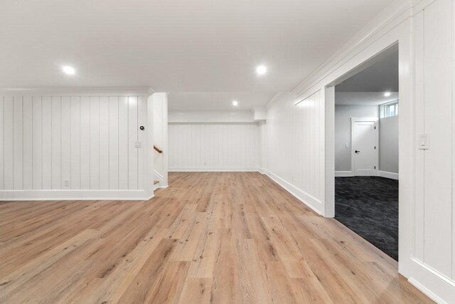 10 Dawson Way, Falmouth, MA 02536 - unfurnished room featuring light wood finished floors, stairway, and baseboards