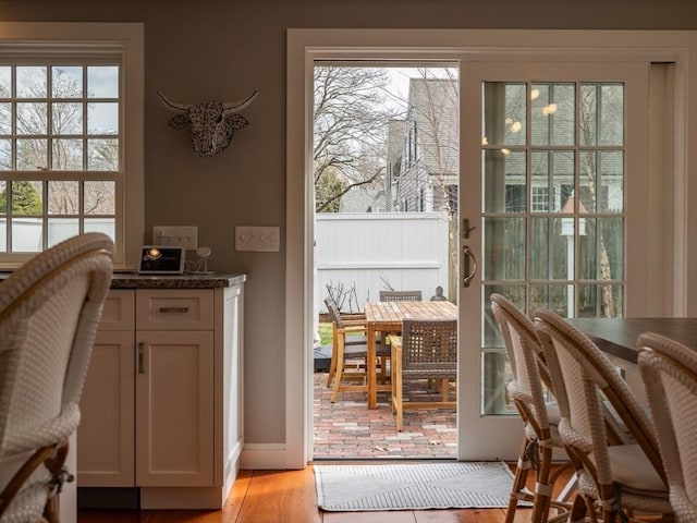 205 Powder Point Ave, Duxbury, MA 02332 - doorway featuring light wood-style flooring