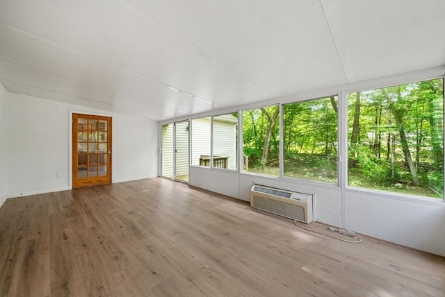 52 Richard Rd, Hanson, MA 02341 - unfurnished sunroom featuring plenty of natural light and an AC wall unit