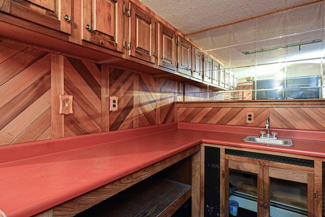 interior space with a sink