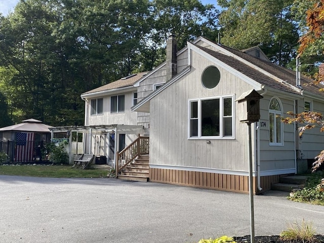 view of front of home