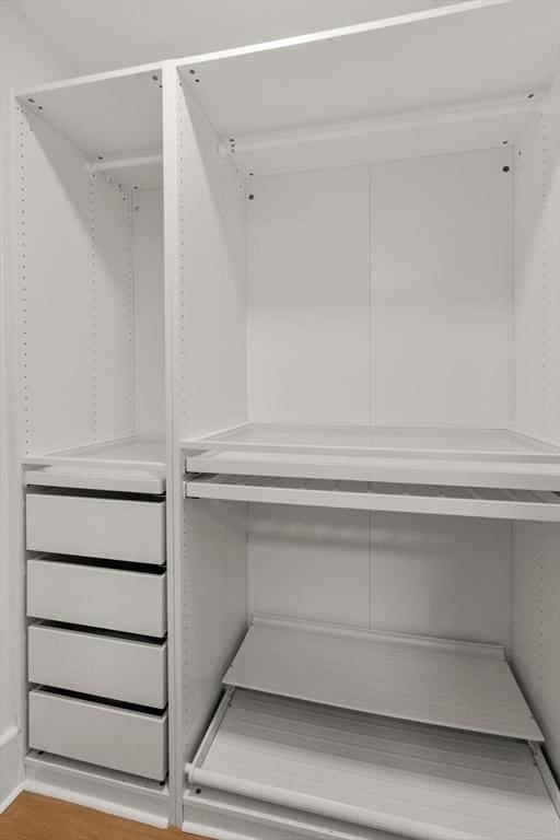 view of closet