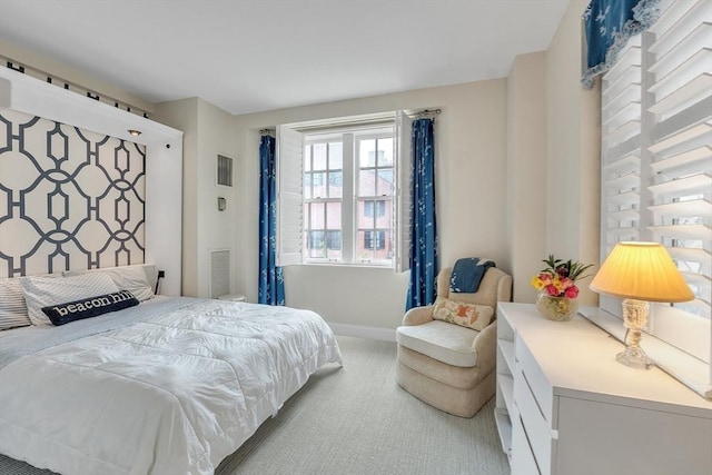 15 River Unit 306, Boston, MA 02108 - bedroom featuring baseboards and light colored carpet