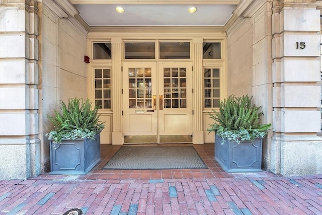 15 River Unit 306, Boston, MA 02108 - view of exterior entry with french doors