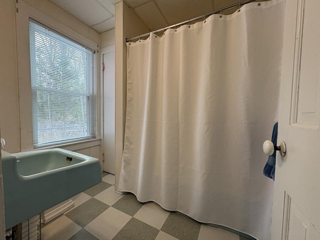 bathroom featuring tile patterned floors