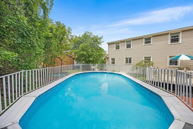 19 K St, Weymouth, MA 02189 - view of swimming pool featuring a wooden deck