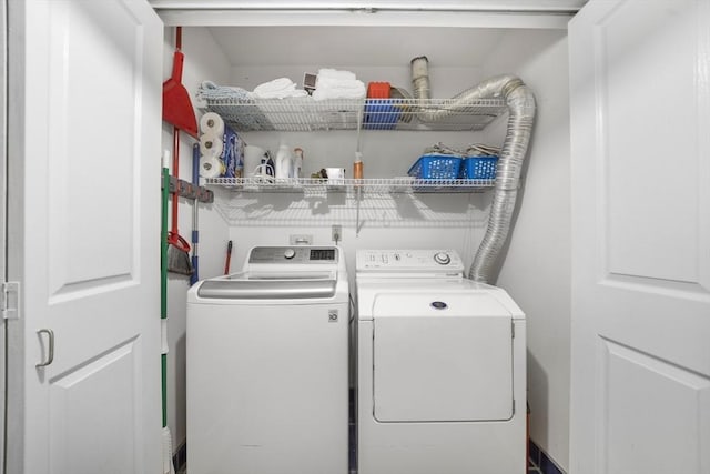 235 State St Unit 317, Springfield, MA 01103 - laundry room with separate washer and dryer
