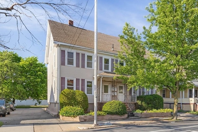 353 Medford St Unit 2, Malden, MA 02148 - multi unit property with a chimney and a shingled roof