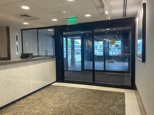 6 Whittier Pl Unit 15H, Boston, MA 02114 - reception area with recessed lighting