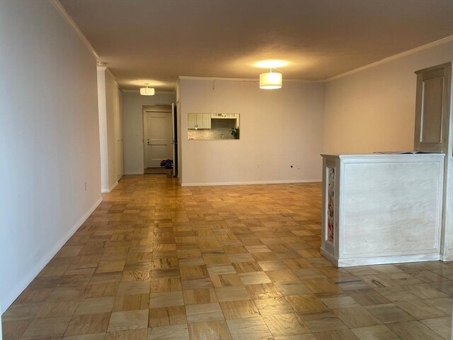 6 Whittier Pl Unit 15H, Boston, MA 02114 - unfurnished room with baseboards and crown molding