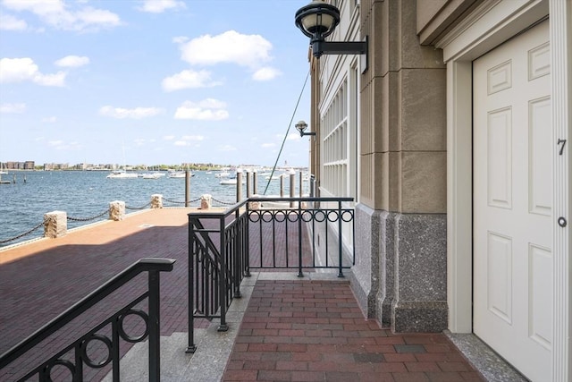 20 Rowes Wharf Unit Th7, Boston, MA 02110 - balcony with a water view