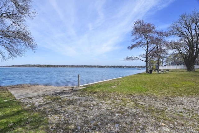 view of water feature