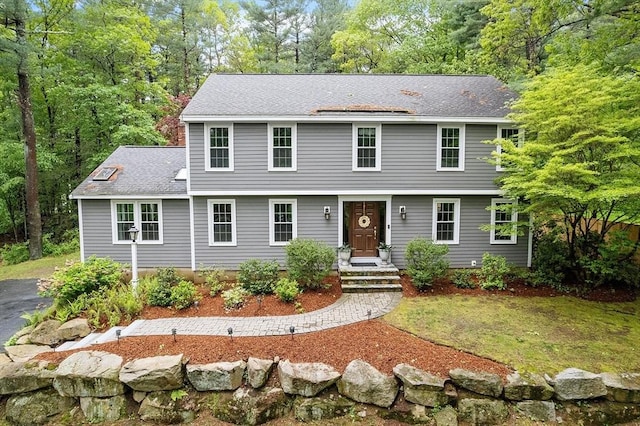 5 Wedgewood Dr, Andover, MA 01810 - colonial inspired home featuring roof with shingles
