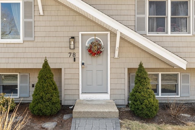 view of entrance to property