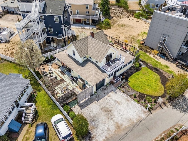 bird's eye view featuring a residential view
