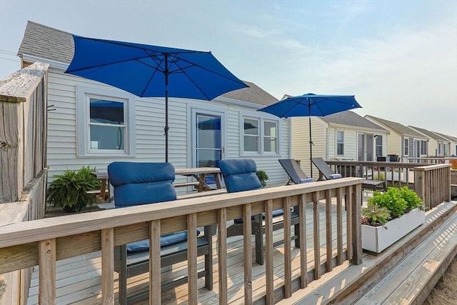 334 Shore Rd Unit 1, Truro, MA 02652 - view of wooden deck