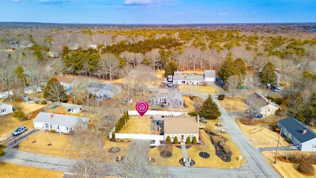 birds eye view of property featuring a residential view