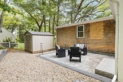 537 S River St, Marshfield, MA 02050 - view of patio / terrace with an outdoor living space