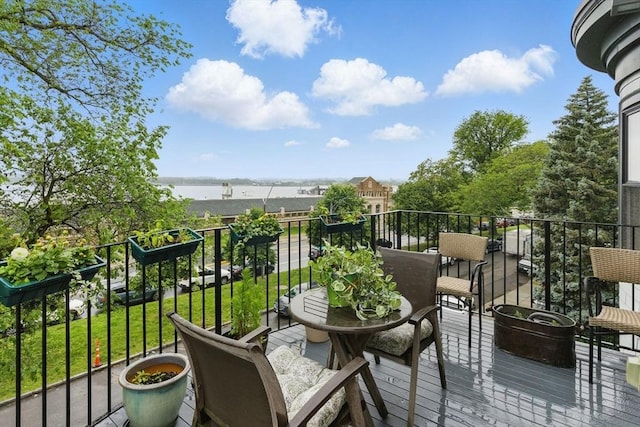 1650 Columbia Rd Unit 3, Boston, MA 02127 - balcony featuring a water view