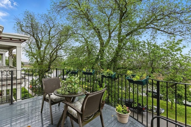 1650 Columbia Rd Unit 3, Boston, MA 02127 - view of wooden deck