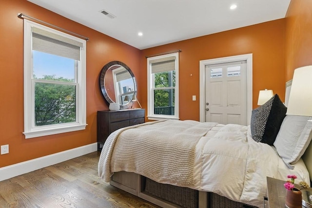 1650 Columbia Rd Unit 3, Boston, MA 02127 - bedroom featuring wood finished floors and recessed lighting