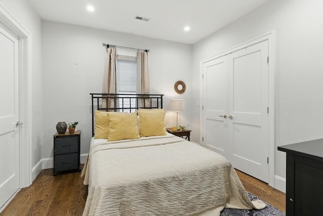 1650 Columbia Rd Unit 3, Boston, MA 02127 - bedroom with wood finished floors, recessed lighting, and a closet
