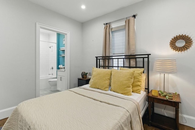 1650 Columbia Rd Unit 3, Boston, MA 02127 - bedroom featuring baseboards and connected bathroom