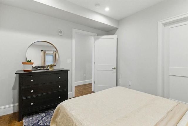 1650 Columbia Rd Unit 3, Boston, MA 02127 - bedroom featuring dark wood-type flooring and recessed lighting
