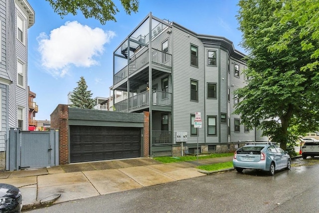 1650 Columbia Rd Unit 3, Boston, MA 02127 - view of property with a detached garage