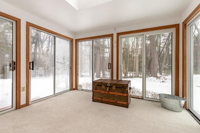 sunroom with a wealth of natural light